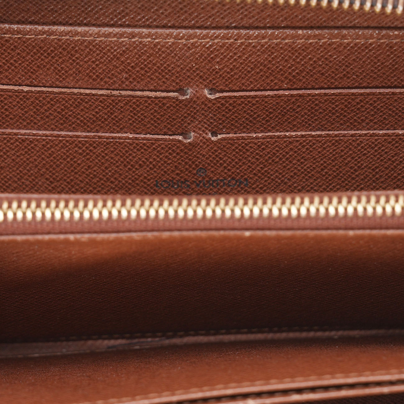 LOUIS VUITTON(USED)루이비통 모노그램 지퍼 장지갑